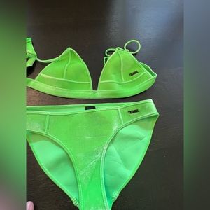 Rare Triangl lime green bikini